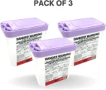 0.2L Portable Pen Needle Disposal Container – 3 Pack - Image 2