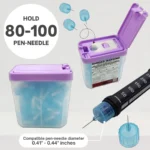 0.2L Portable Pen Needle Disposal Container – 3 Pack - Image 3