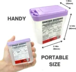 0.2L Portable Pen Needle Disposal Container – 3 Pack - Image 5