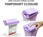 0.2L Portable Pen Needle Disposal Container – 3 Pack - Image 6